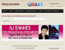 Tablet Screenshot of libertybaybooks.com